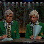 Dufflecoat Supreme owners: Graham and The Colonel.
