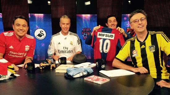 Kim Jong Un, Snato Gauro, KD Lang and Andrew Denton. Oh wait... Photo: https://www.facebook.com/santosamed